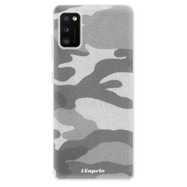 Odolné silikonové pouzdro iSaprio - Gray Camuflage 02 - Samsung Galaxy A41