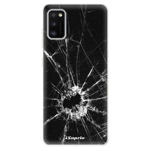 Odolné silikonové pouzdro iSaprio - Broken Glass 10 - Samsung Galaxy A41