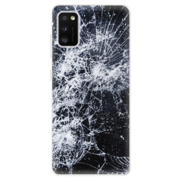 Odolné silikonové pouzdro iSaprio - Cracked - Samsung Galaxy A41