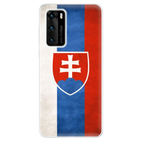 Odolné silikonové pouzdro iSaprio - Slovakia Flag - Huawei P40