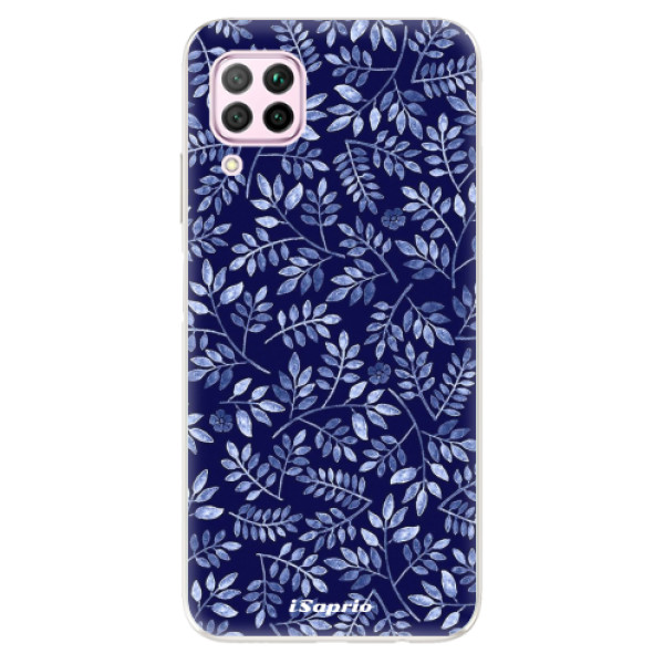 Odolné silikonové pouzdro iSaprio - Blue Leaves 05 - Huawei P40 Lite