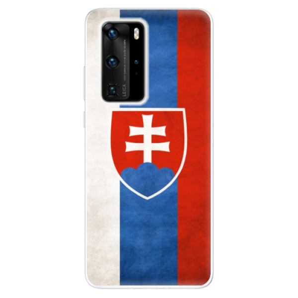 Odolné silikonové pouzdro iSaprio - Slovakia Flag - Huawei P40 Pro