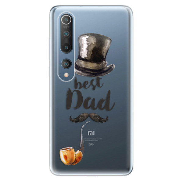 Odolné silikonové pouzdro iSaprio - Best Dad - Xiaomi Mi 10 / Mi 10 Pro