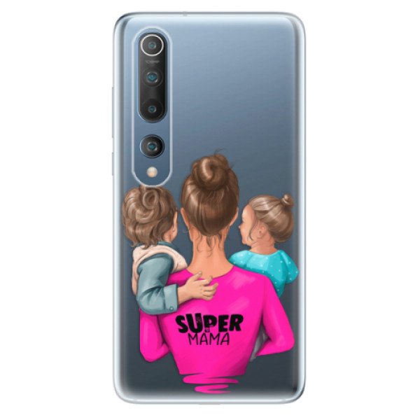 Odolné silikonové pouzdro iSaprio - Super Mama - Boy and Girl - Xiaomi Mi 10 / Mi 10 Pro