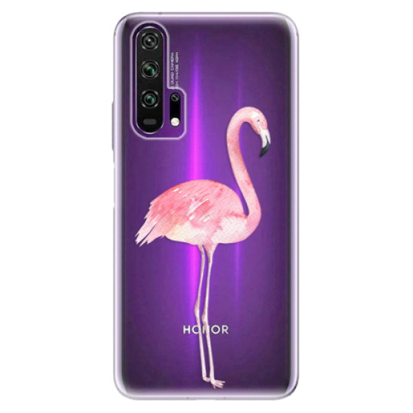 Odolné silikonové pouzdro iSaprio - Flamingo 01 - Honor 20 Pro