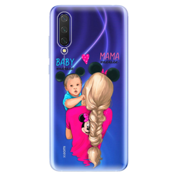 Odolné silikonové pouzdro iSaprio - Mama Mouse Blonde and Boy - Xiaomi Mi 9 Lite