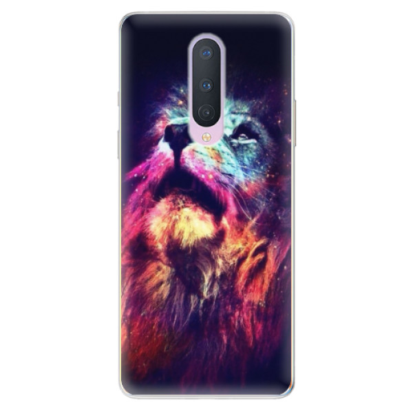 Odolné silikonové pouzdro iSaprio - Lion in Colors - OnePlus 8