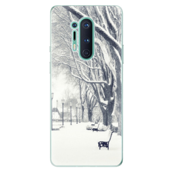 Odolné silikonové pouzdro iSaprio - Snow Park - OnePlus 8 Pro