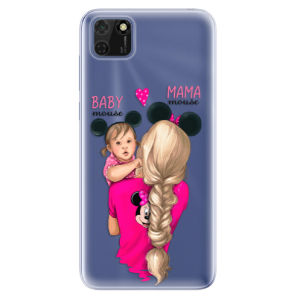 Odolné silikonové pouzdro iSaprio - Mama Mouse Blond and Girl - Huawei Y5p