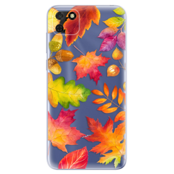Odolné silikonové pouzdro iSaprio - Autumn Leaves 01 - Huawei Y5p