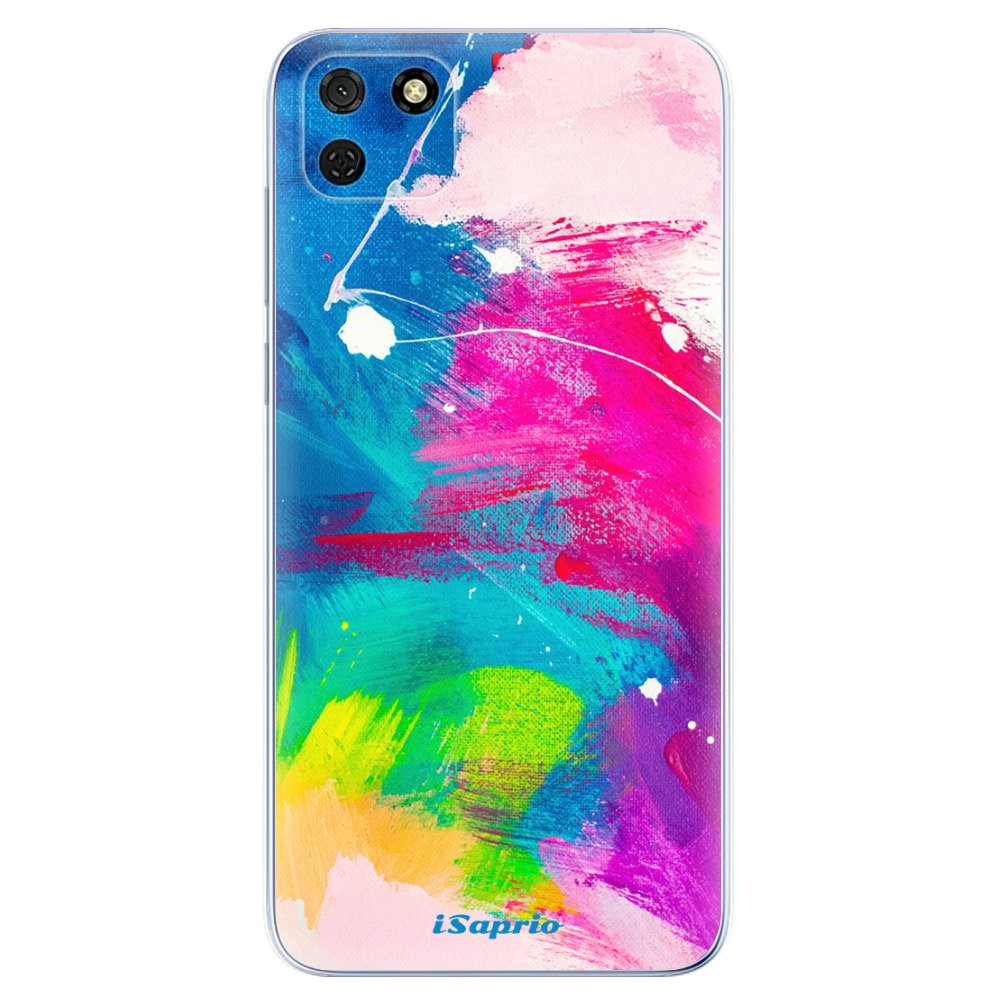 Odolné silikonové pouzdro iSaprio - Abstract Paint 03 - Huawei Y5p