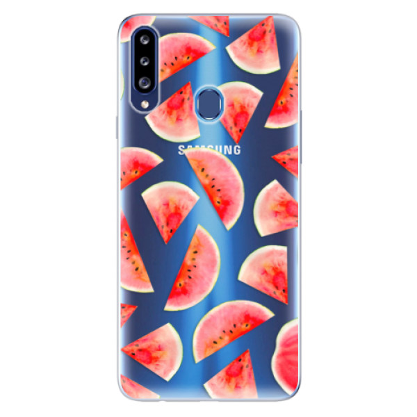 Odolné silikonové pouzdro iSaprio - Melon Pattern 02 - Samsung Galaxy A20s