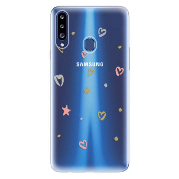 Odolné silikonové pouzdro iSaprio - Lovely Pattern - Samsung Galaxy A20s
