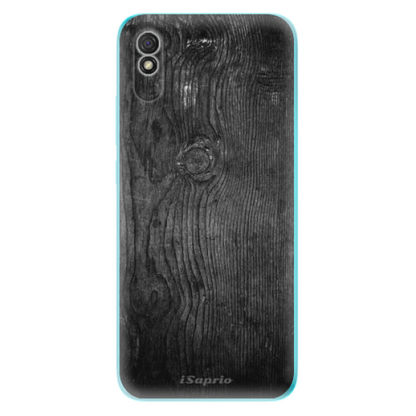 Odolné silikonové pouzdro iSaprio - Black Wood 13 - Xiaomi Redmi 9A