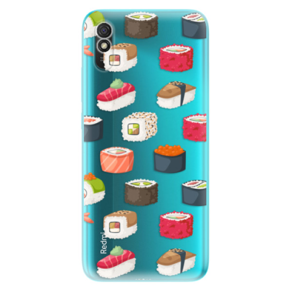 Odolné silikonové pouzdro iSaprio - Sushi Pattern - Xiaomi Redmi 9A