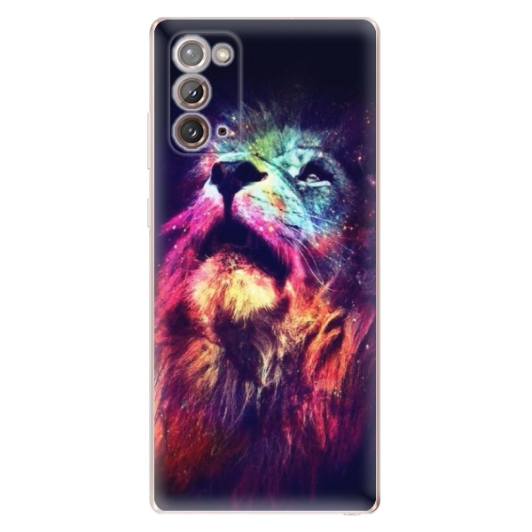 Odolné silikonové pouzdro iSaprio - Lion in Colors - Samsung Galaxy Note 20