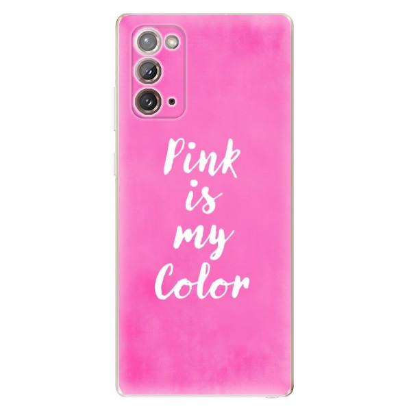Odolné silikonové pouzdro iSaprio - Pink is my color - Samsung Galaxy Note 20