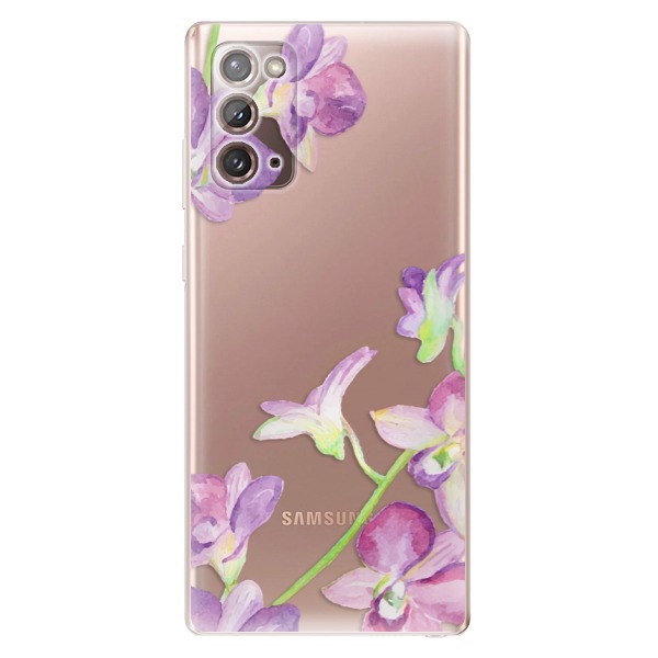 Odolné silikonové pouzdro iSaprio - Purple Orchid - Samsung Galaxy Note 20