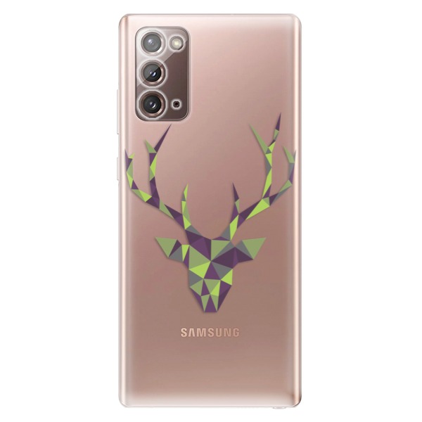 Odolné silikonové pouzdro iSaprio - Deer Green - Samsung Galaxy Note 20