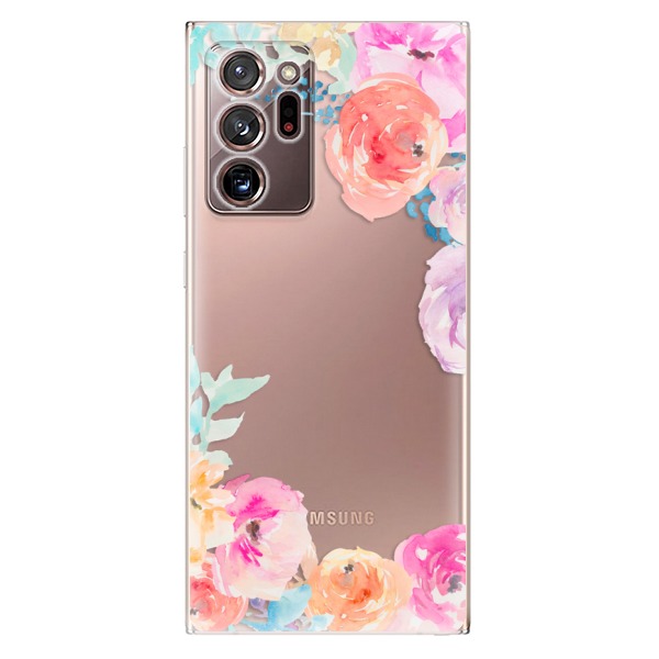 Odolné silikonové pouzdro iSaprio - Flower Brush - Samsung Galaxy Note 20 Ultra