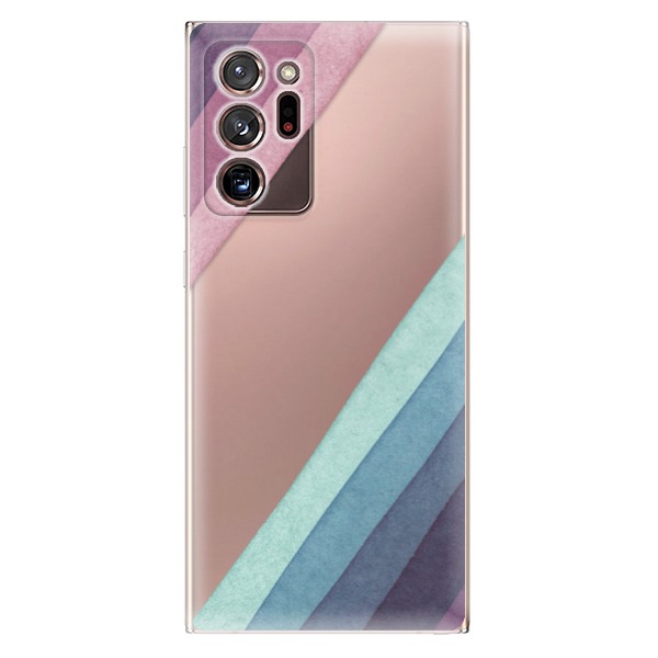 Odolné silikonové pouzdro iSaprio - Glitter Stripes 01 - Samsung Galaxy Note 20 Ultra