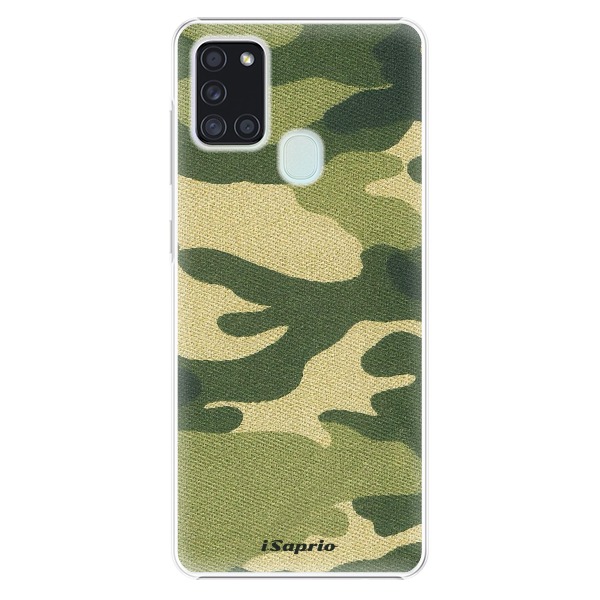 Plastové pouzdro iSaprio - Green Camuflage 01 - Samsung Galaxy A21s