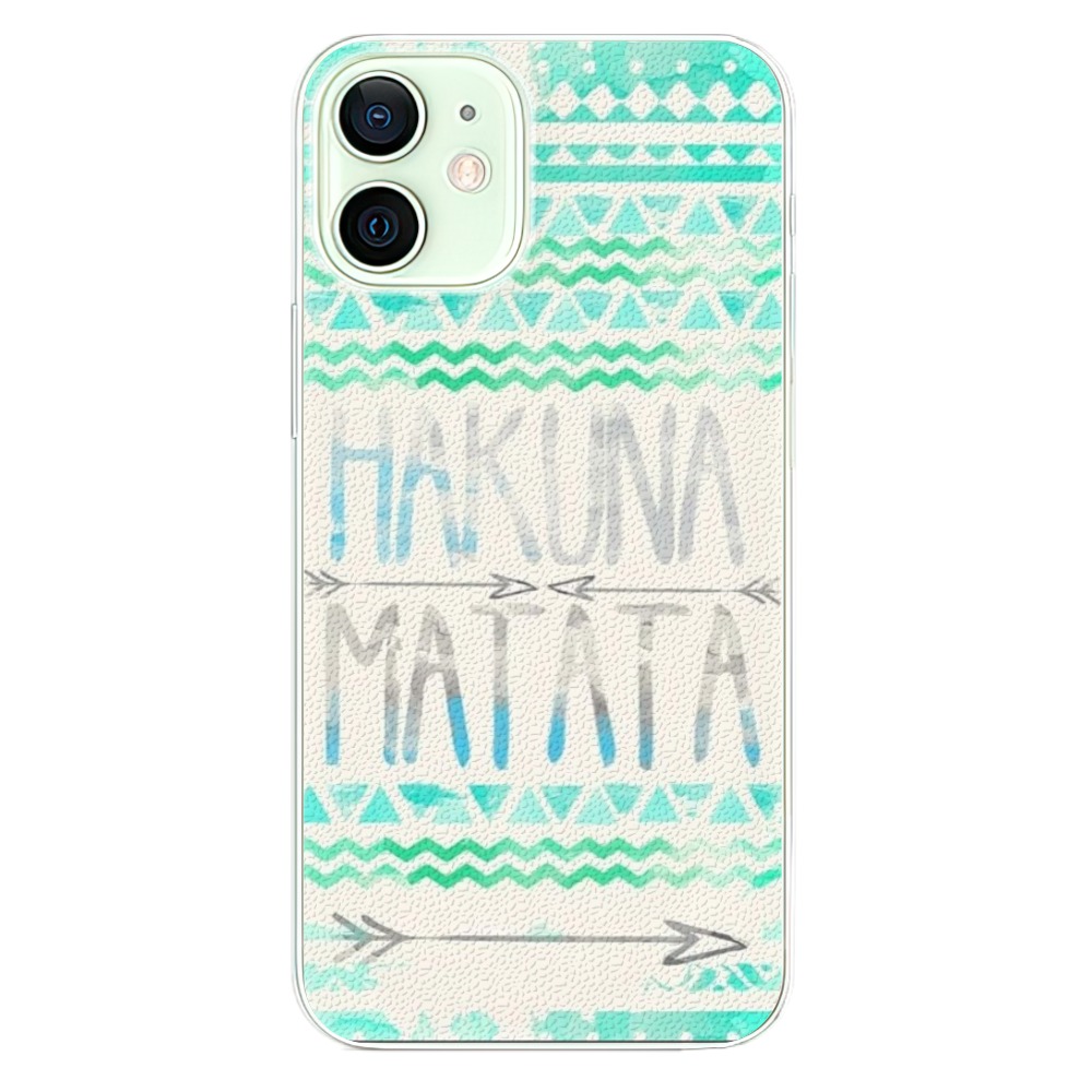Plastové pouzdro iSaprio - Hakuna Matata Green - iPhone 12