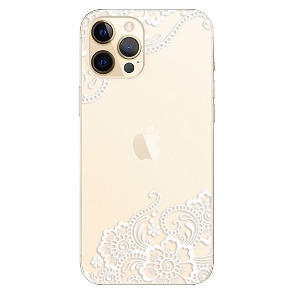 Plastové pouzdro iSaprio - White Lace 02 - iPhone 12 Pro
