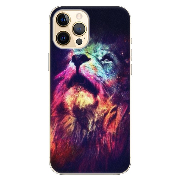 Plastové pouzdro iSaprio - Lion in Colors - iPhone 12 Pro Max