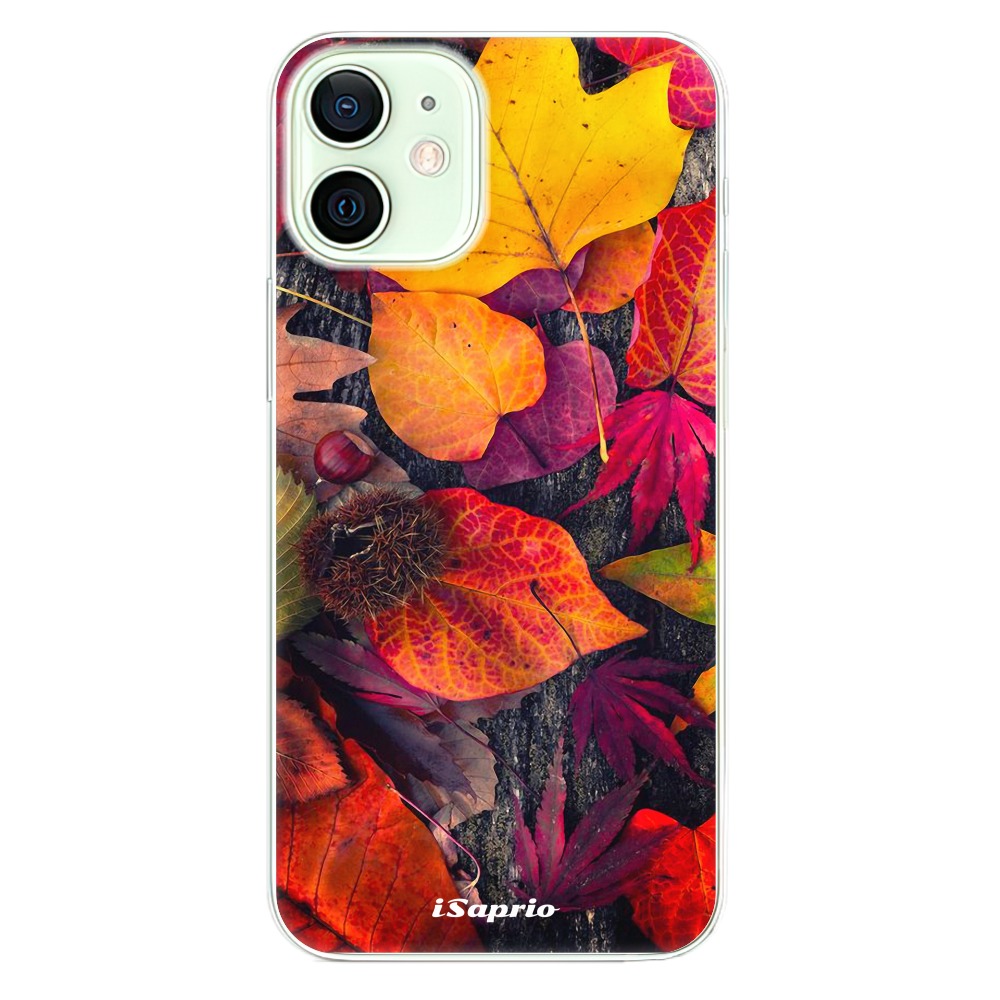 Odolné silikonové pouzdro iSaprio - Autumn Leaves 03 - iPhone 12 mini
