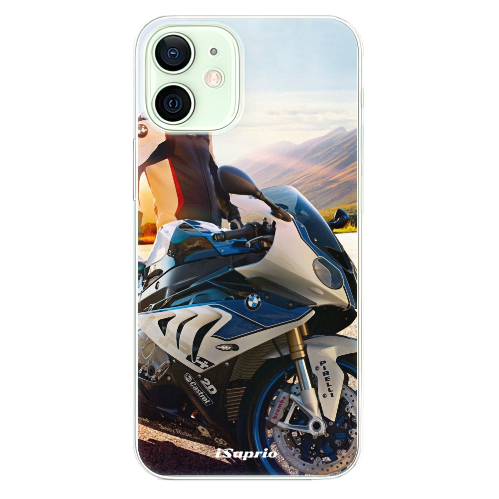 Odolné silikonové pouzdro iSaprio - Motorcycle 10 - iPhone 12 mini
