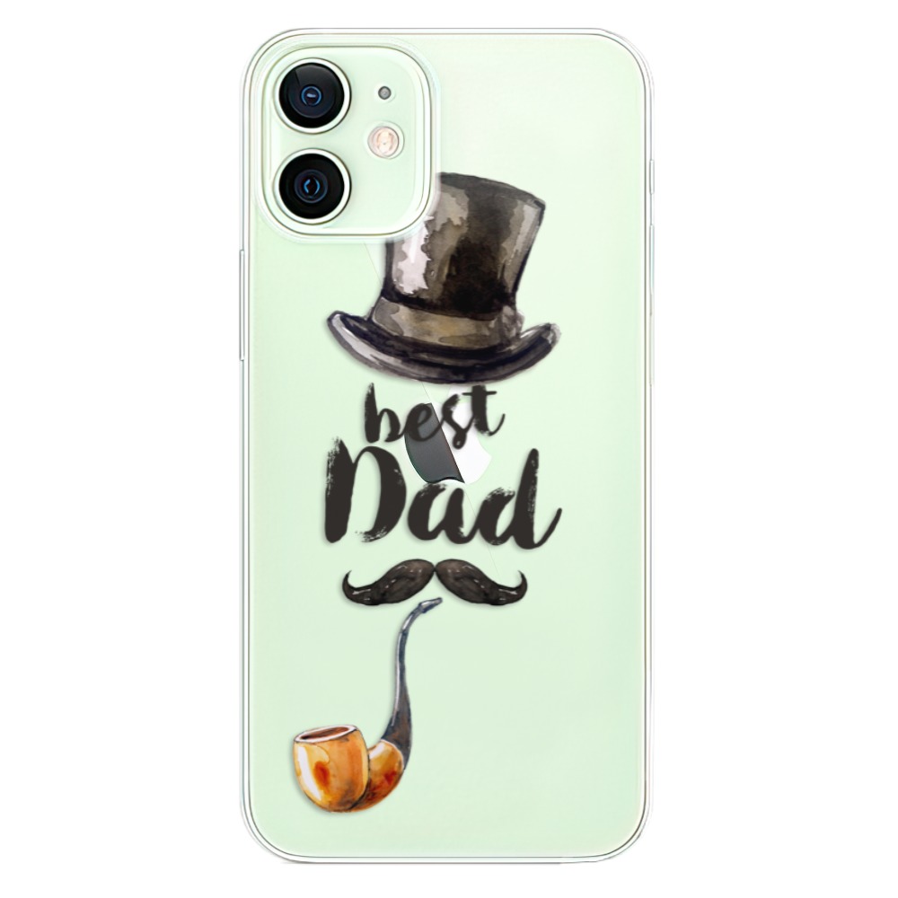 Odolné silikonové pouzdro iSaprio - Best Dad - iPhone 12 mini