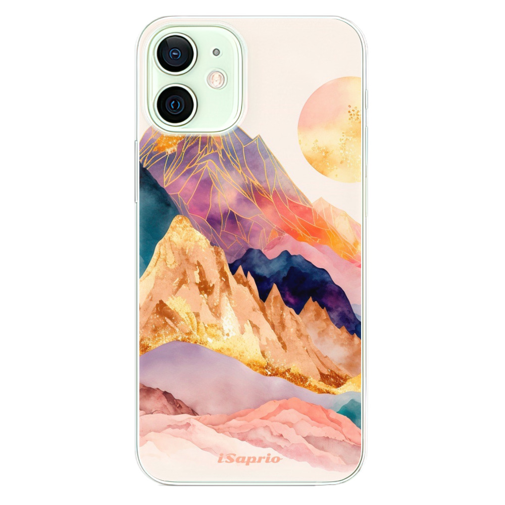Odolné silikonové pouzdro iSaprio - Abstract Mountains - iPhone 12 mini