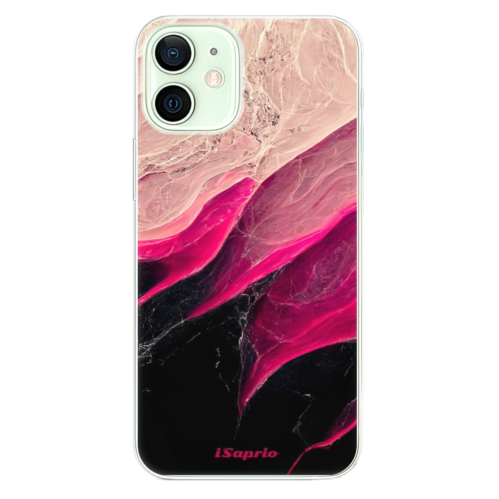 Odolné silikonové pouzdro iSaprio - Black and Pink - iPhone 12 mini
