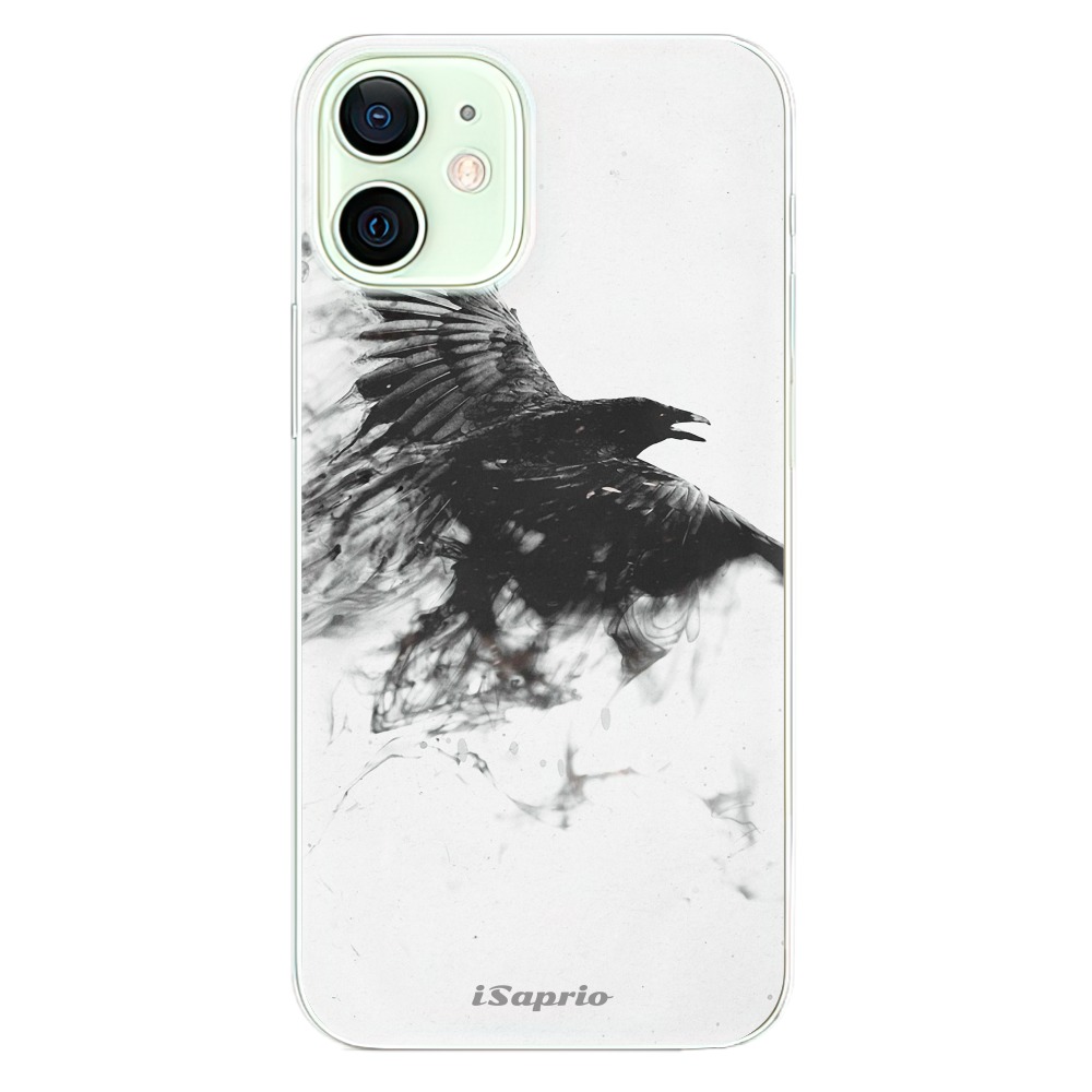 Odolné silikonové pouzdro iSaprio - Dark Bird 01 - iPhone 12
