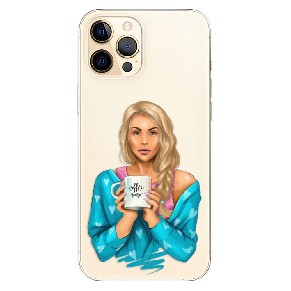 Odolné silikonové pouzdro iSaprio - Coffe Now - Blond - iPhone 12 Pro