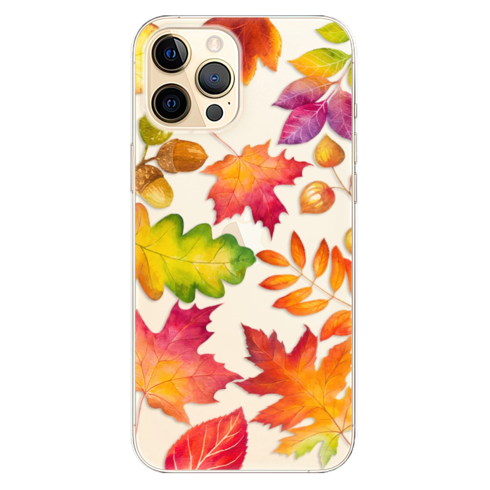 Odolné silikonové pouzdro iSaprio - Autumn Leaves 01 - iPhone 12 Pro