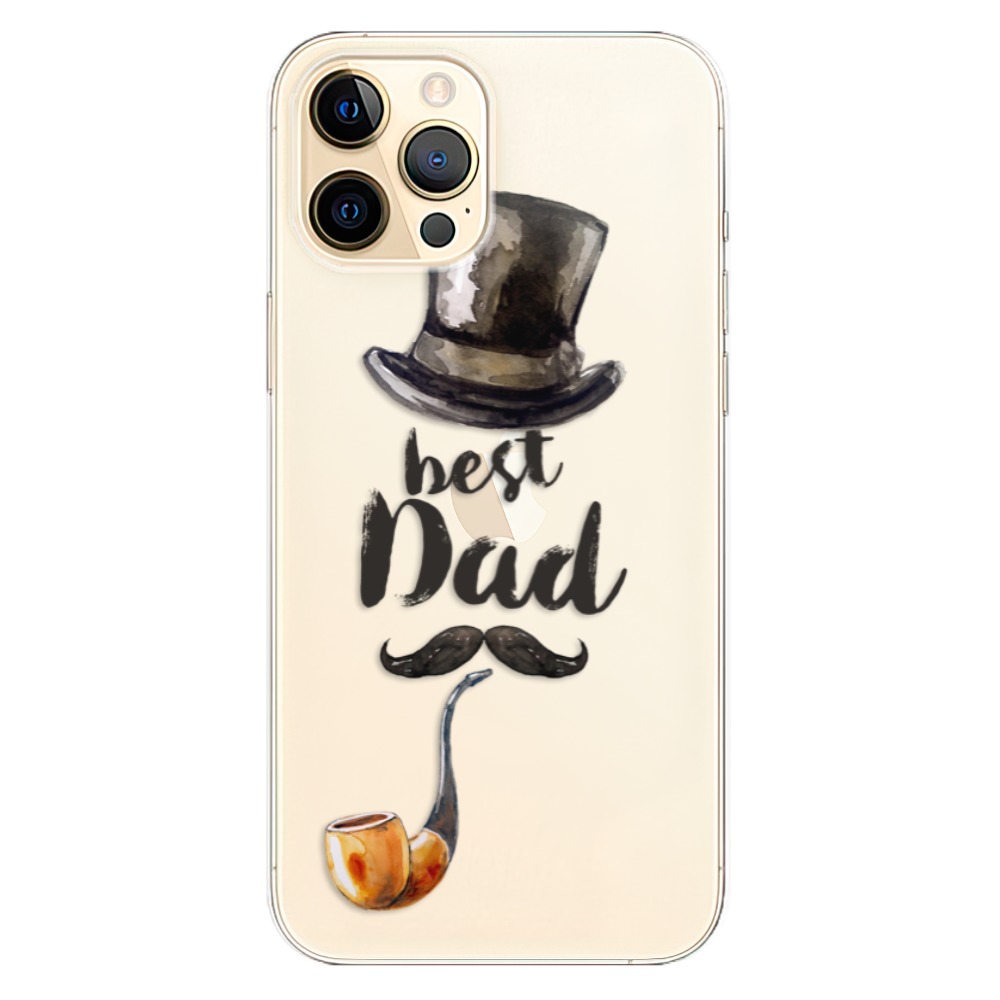 Odolné silikonové pouzdro iSaprio - Best Dad - iPhone 12 Pro Max