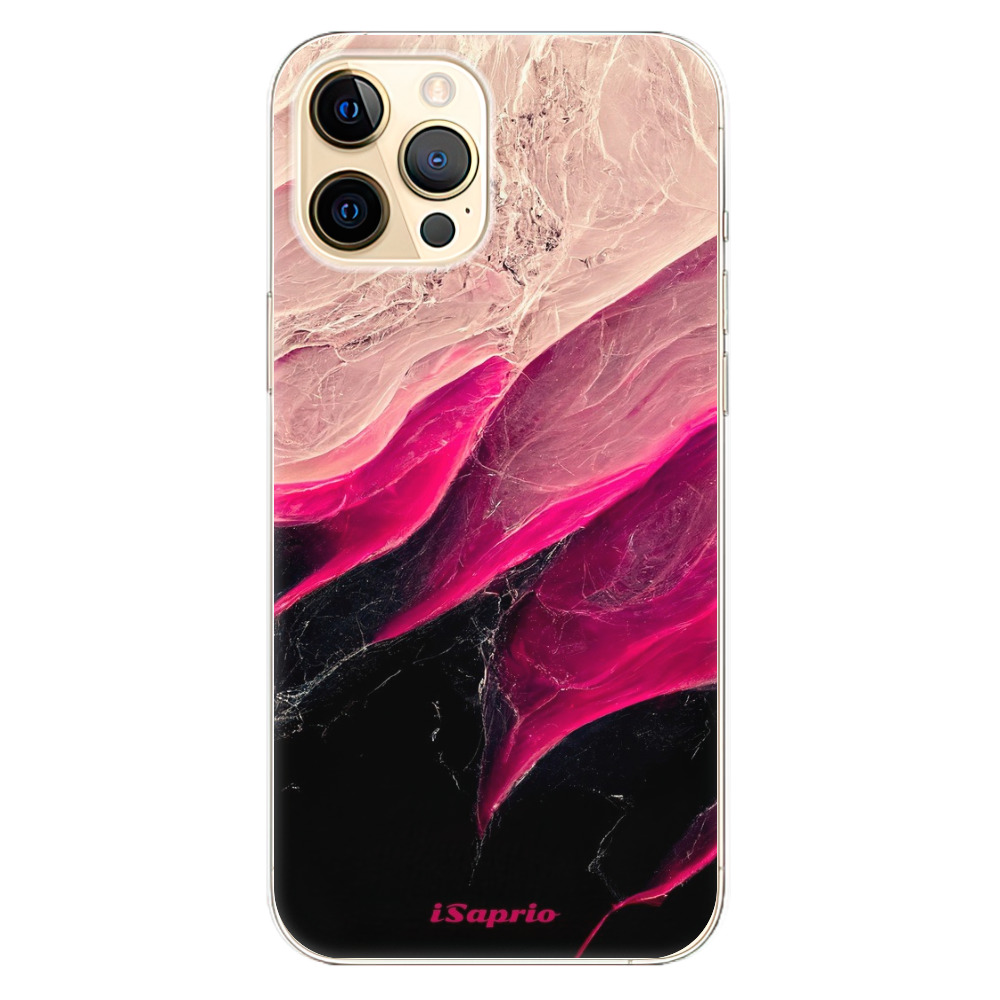 Odolné silikonové pouzdro iSaprio - Black and Pink - iPhone 12 Pro Max