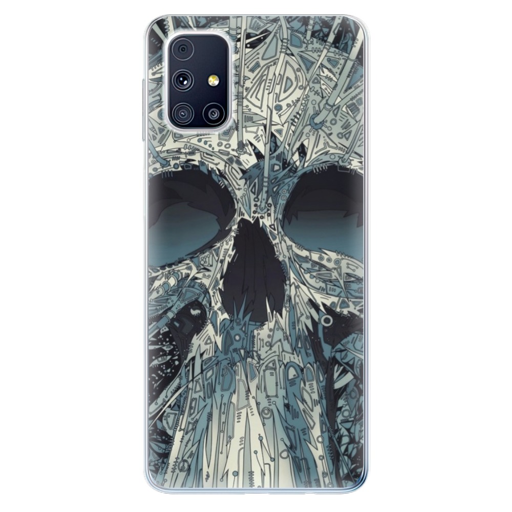 Odolné silikonové pouzdro iSaprio - Abstract Skull - Samsung Galaxy M31s