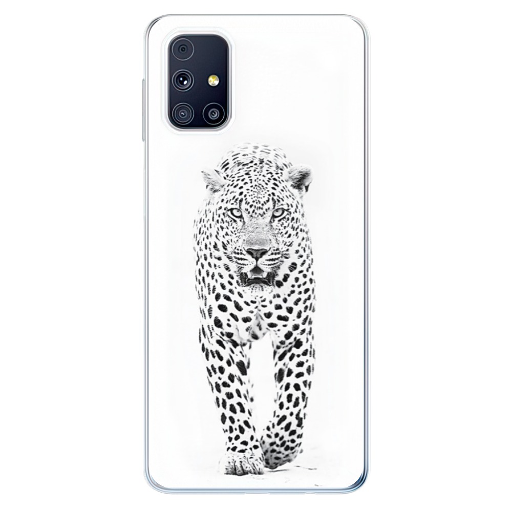 Odolné silikonové pouzdro iSaprio - White Jaguar - Samsung Galaxy M31s