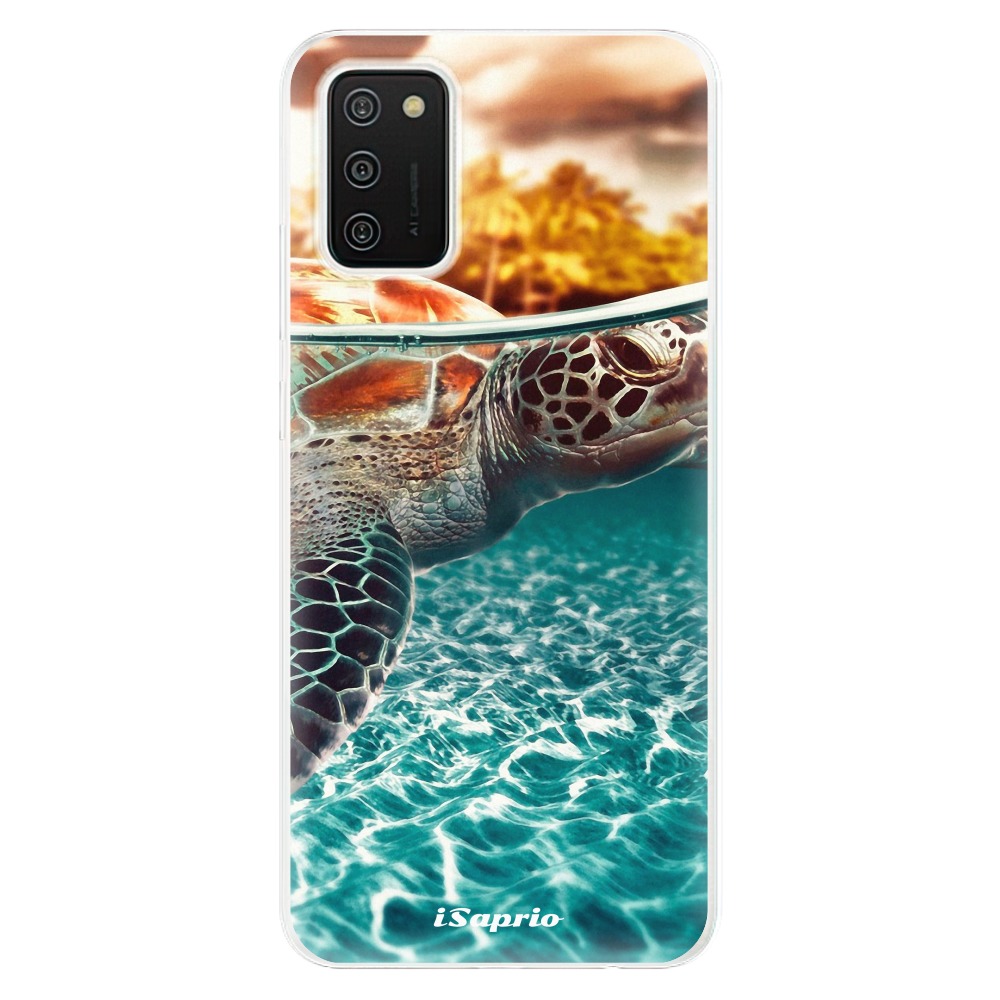 Odolné silikonové pouzdro iSaprio - Turtle 01 - Samsung Galaxy A02s