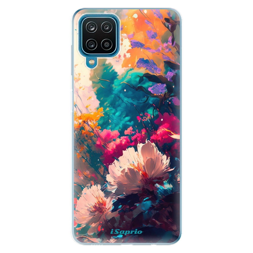 Odolné silikonové pouzdro iSaprio - Flower Design - Samsung Galaxy A12