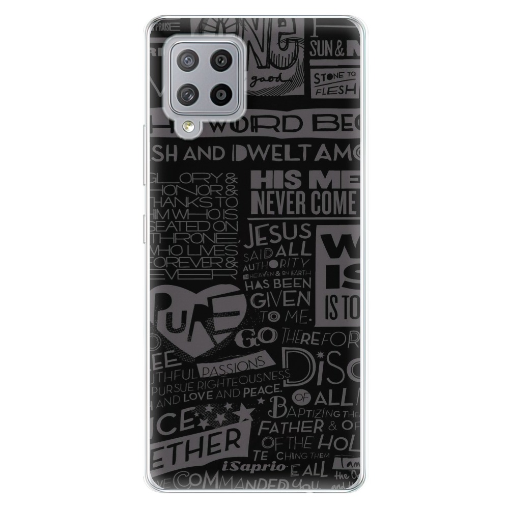Odolné silikonové pouzdro iSaprio - Text 01 - Samsung Galaxy A42