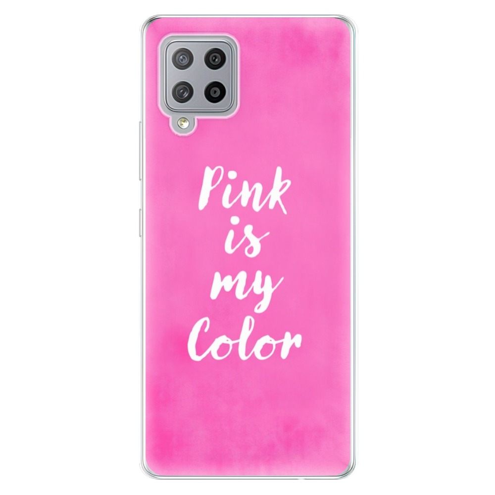 Odolné silikonové pouzdro iSaprio - Pink is my color - Samsung Galaxy A42