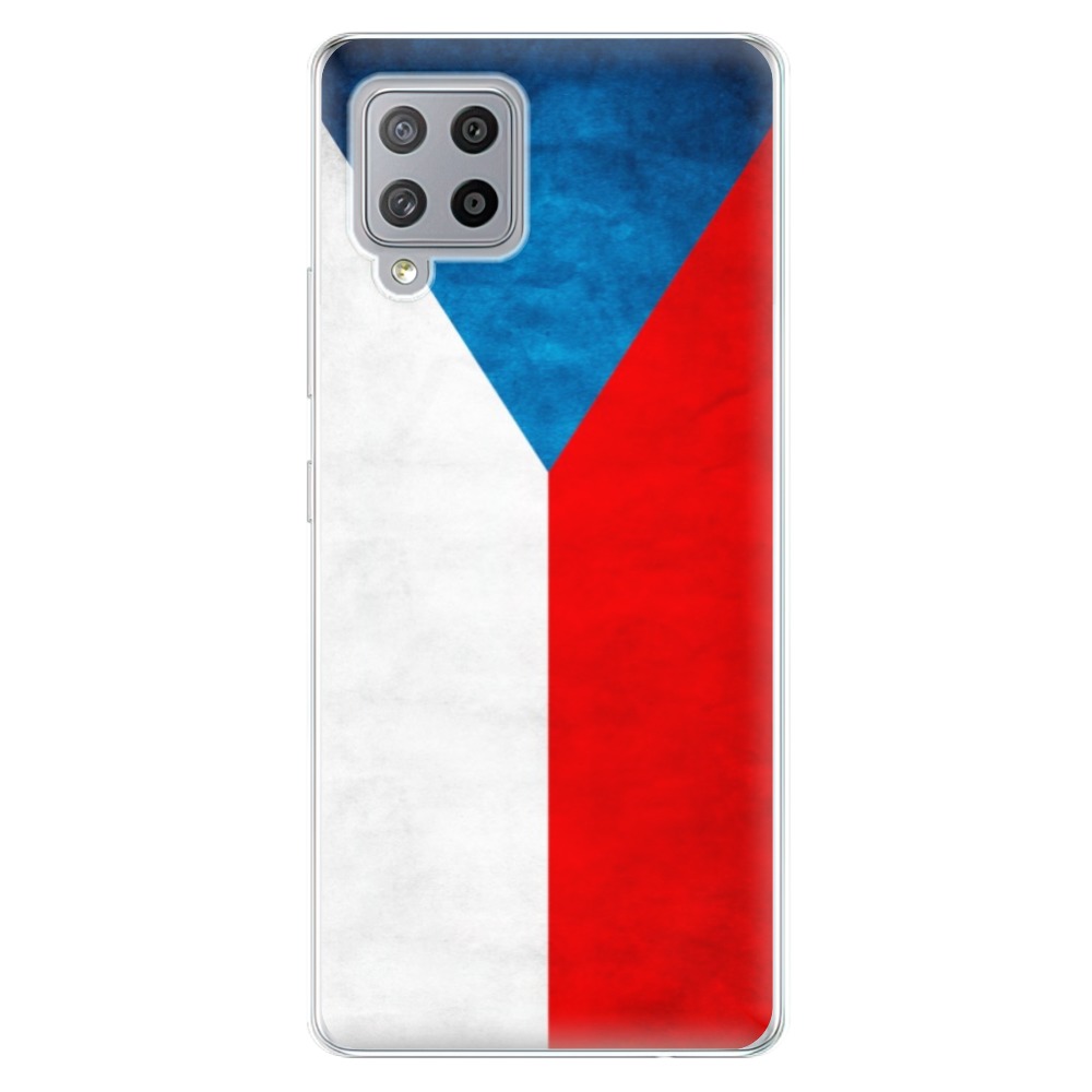 Odolné silikonové pouzdro iSaprio - Czech Flag - Samsung Galaxy A42