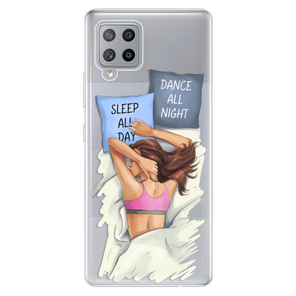 Odolné silikonové pouzdro iSaprio - Dance and Sleep - Samsung Galaxy A42