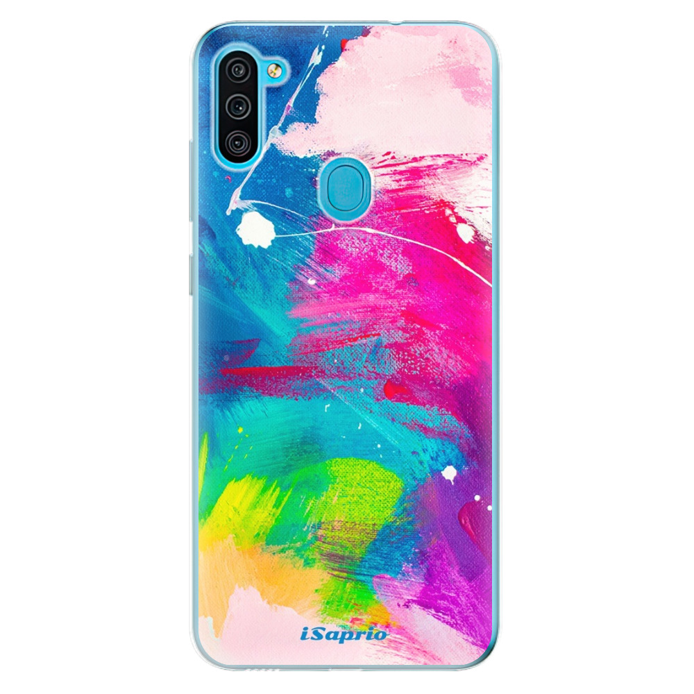 Odolné silikonové pouzdro iSaprio - Abstract Paint 03 - Samsung Galaxy M11