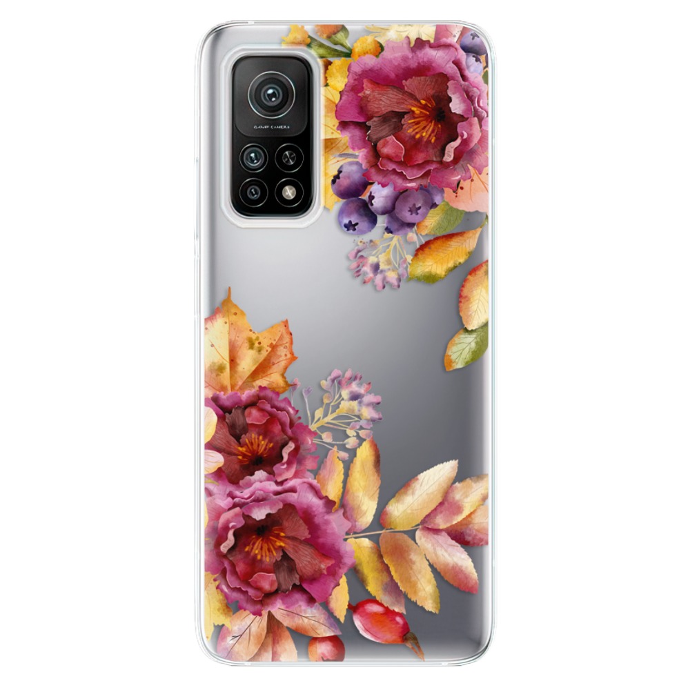 Odolné silikonové pouzdro iSaprio - Fall Flowers - Xiaomi Mi 10T / Mi 10T Pro