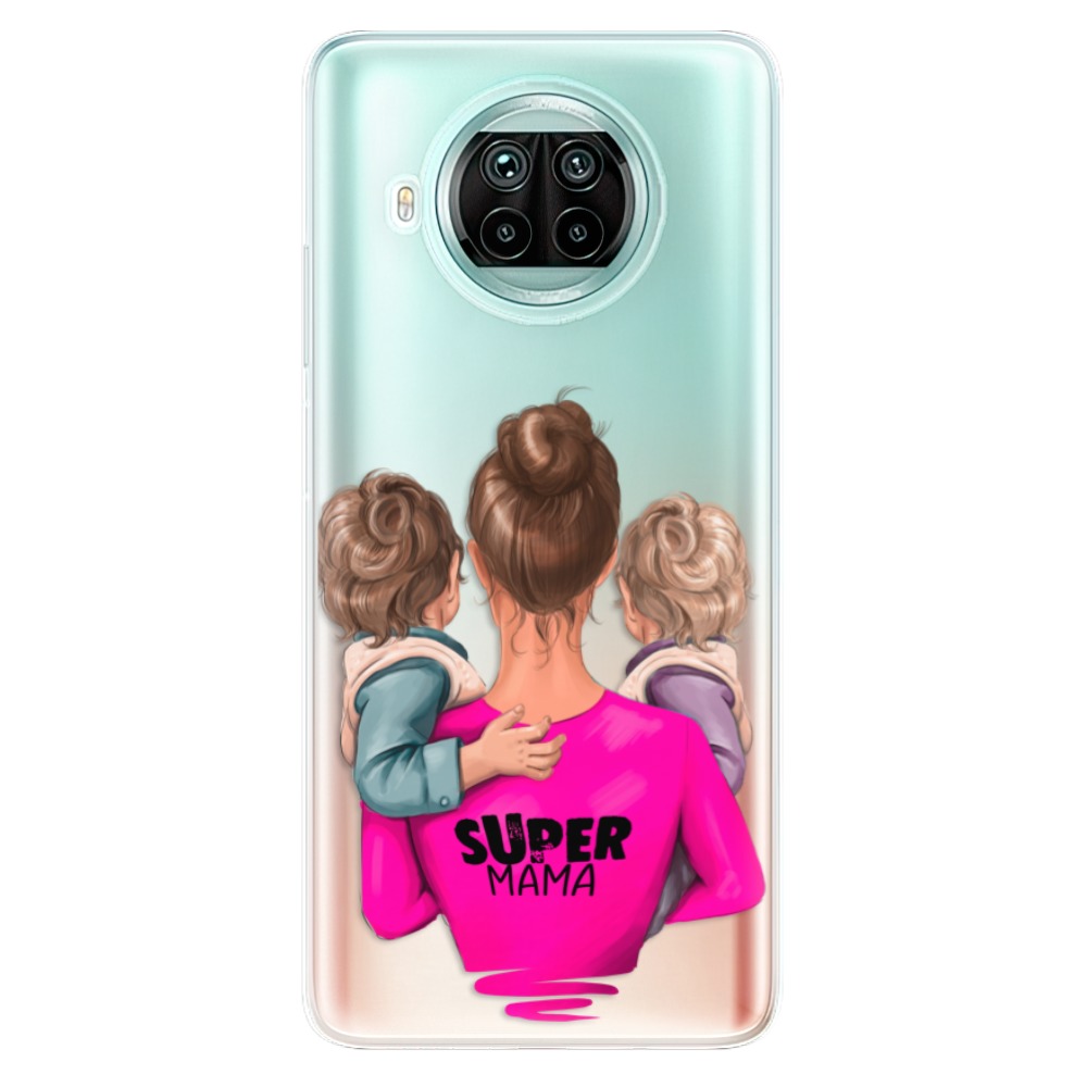 Odolné silikonové pouzdro iSaprio - Super Mama - Two Boys - Xiaomi Mi 10T Lite